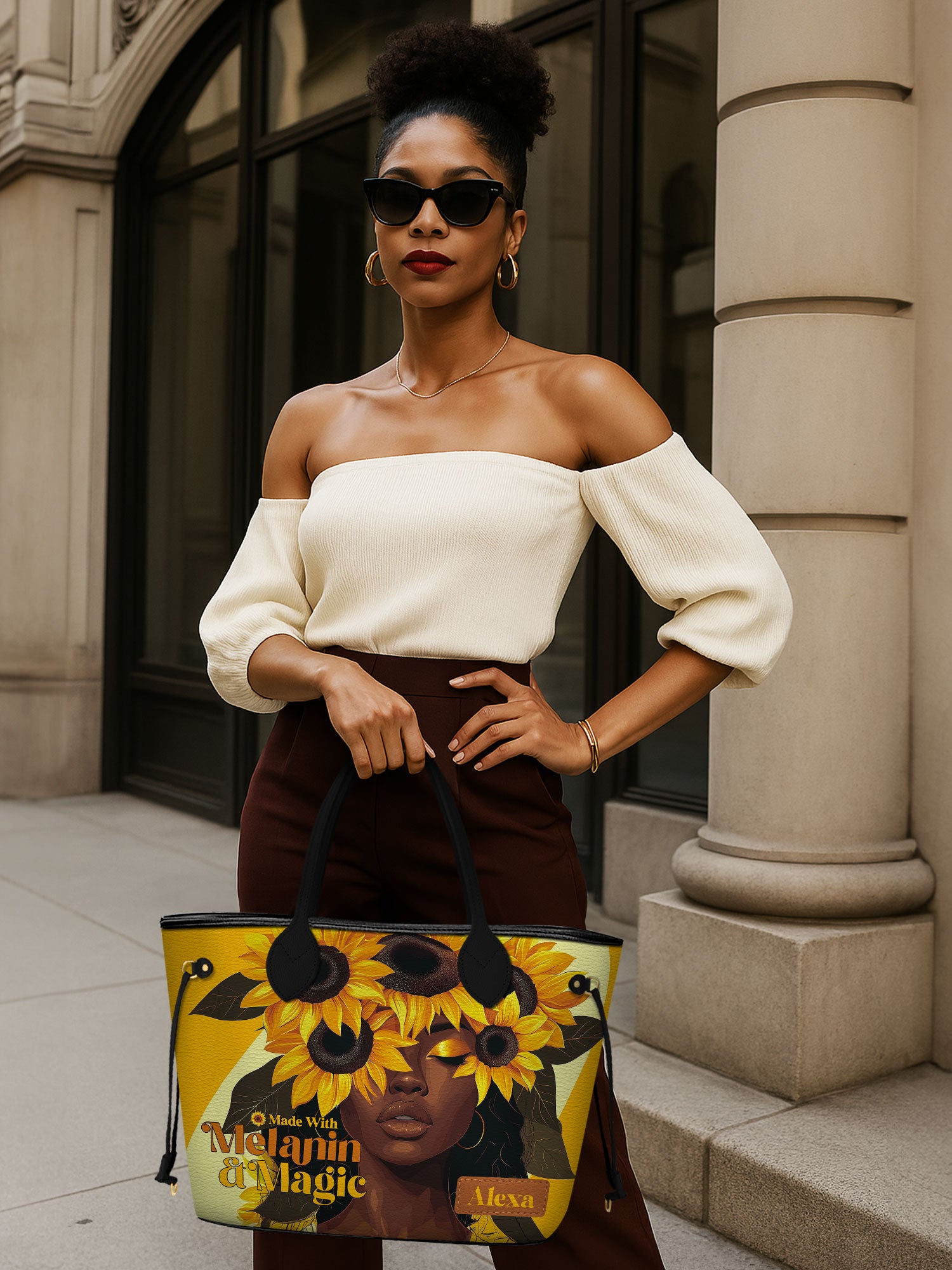 Melanin Glow Classic Shopper Tote